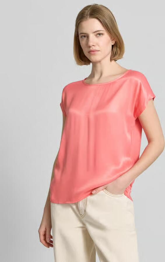 MORE & MORE T-shirt van mix van viscose en elastaan met ronde hals - Foto 2