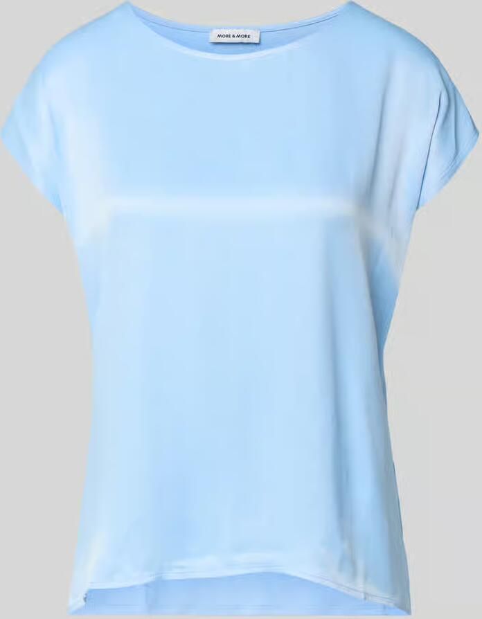 MORE & MORE T-shirt van viscosemix met kapmouwen