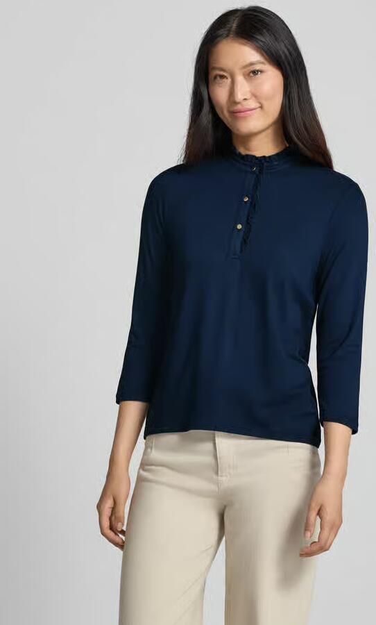 MORE & MORE T-shirt van viscosemix met ruches - Foto 3