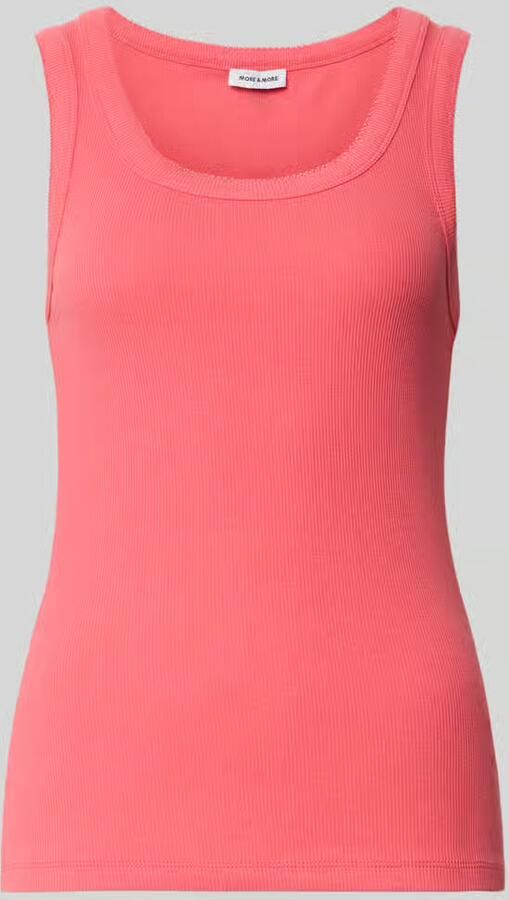 MORE & MORE Tanktop in riblook met ronde hals - Foto 2