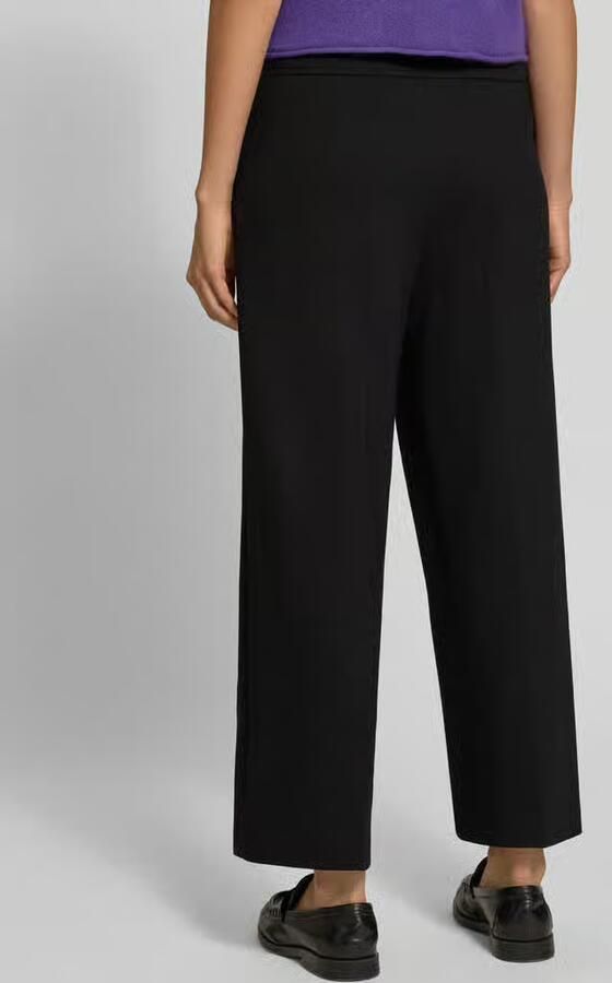 MORE & MORE Wide fit pantalon van viscosemix met elastische band