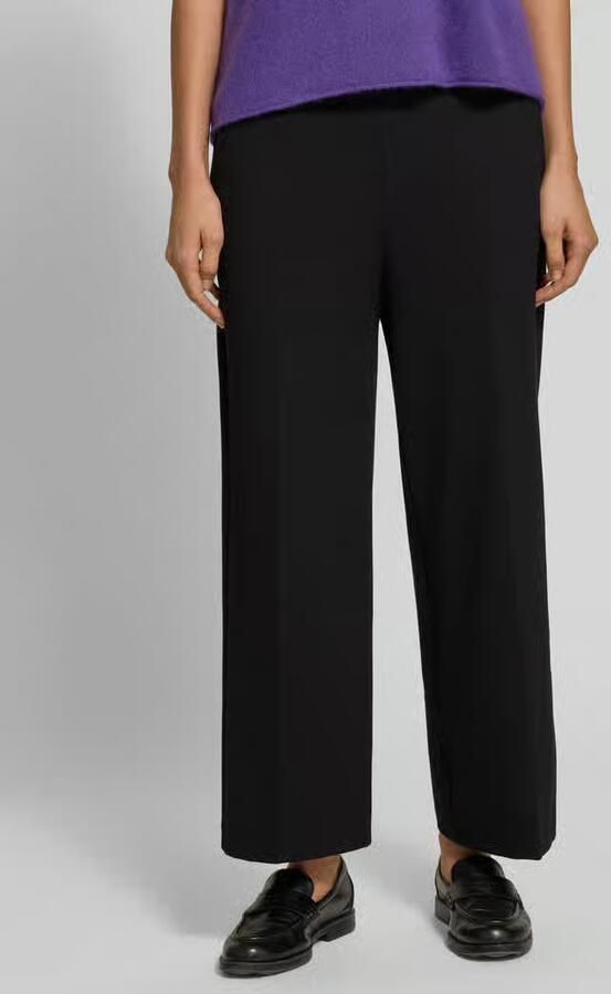 MORE & MORE Wide fit pantalon van viscosemix met elastische band - Foto 2