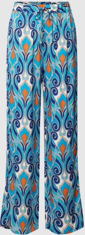 MORE & MORE Stoffen broek met all-over motief