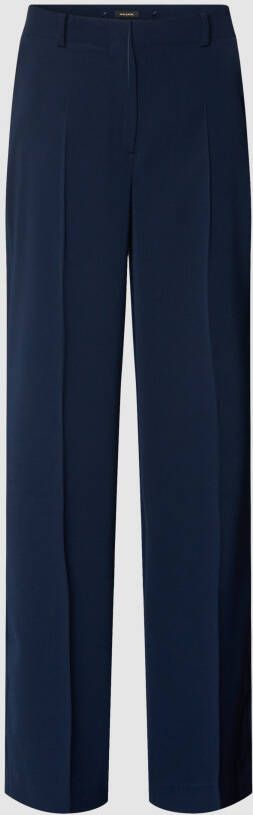 MORE & MORE Stoffen broek met persplooien