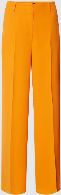 MORE & MORE Stoffen broek met persplooien