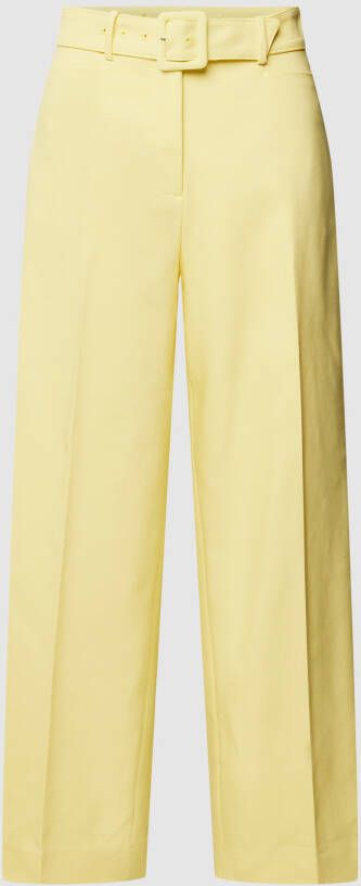 MORE & MORE Stoffen broek met persplooien