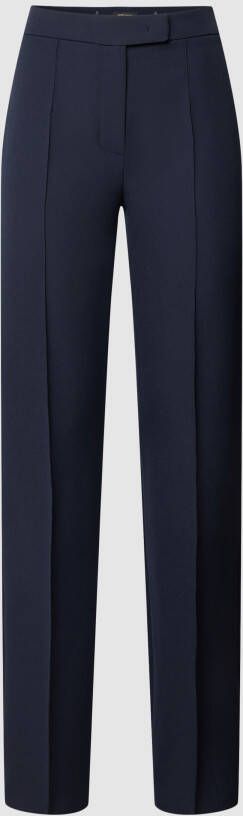 MORE & MORE Stoffen broek met siernaden
