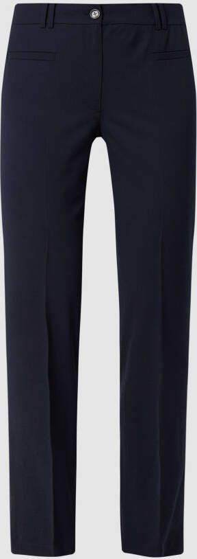 MORE & MORE Stoffen broek met smal toelopende pijpen model 'Hedy'