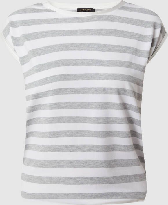 MORE & MORE T-shirt met streepmotief