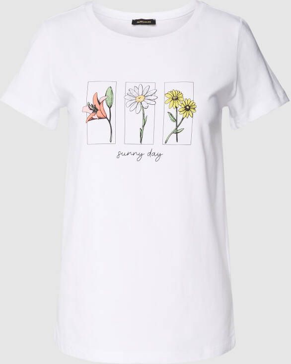 MORE & MORE T-shirt van puur katoen met motiefprint