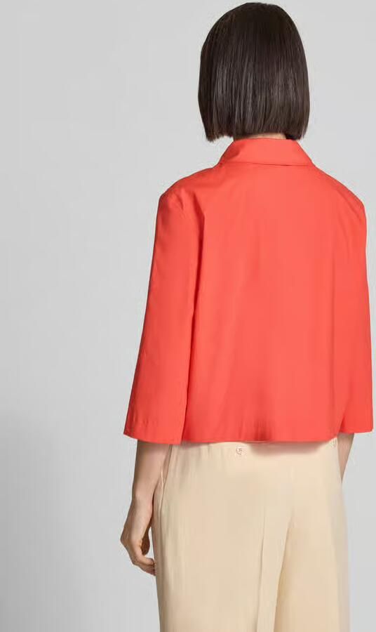 More Korte blouse met steekzakken - Foto 3