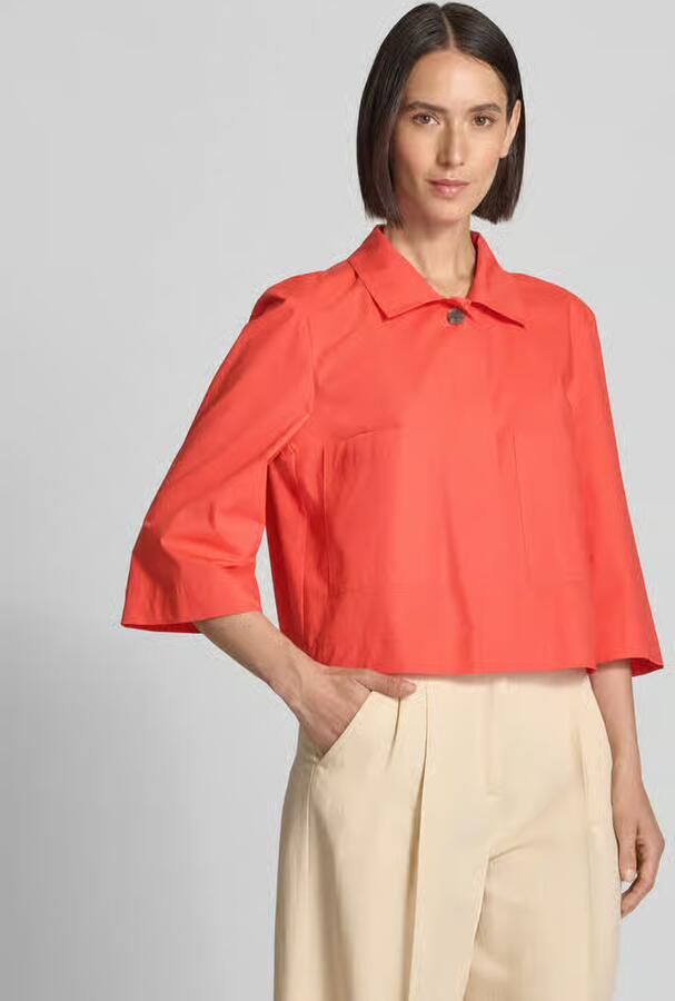More Korte blouse met steekzakken - Foto 2