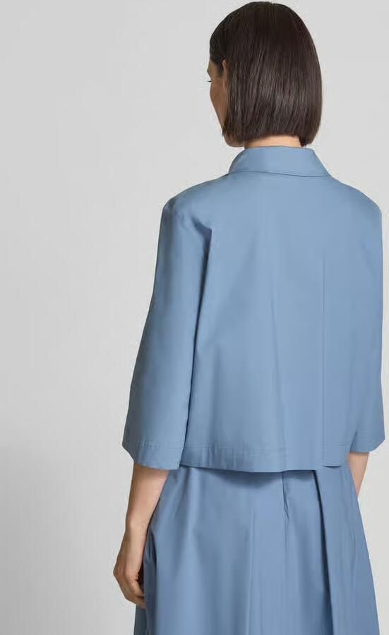 More Korte blouse met steekzakken - Foto 3
