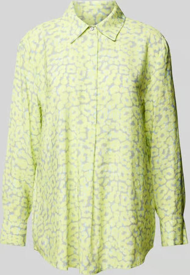 More Regular fit blouse met overhemdkraag - Foto 2