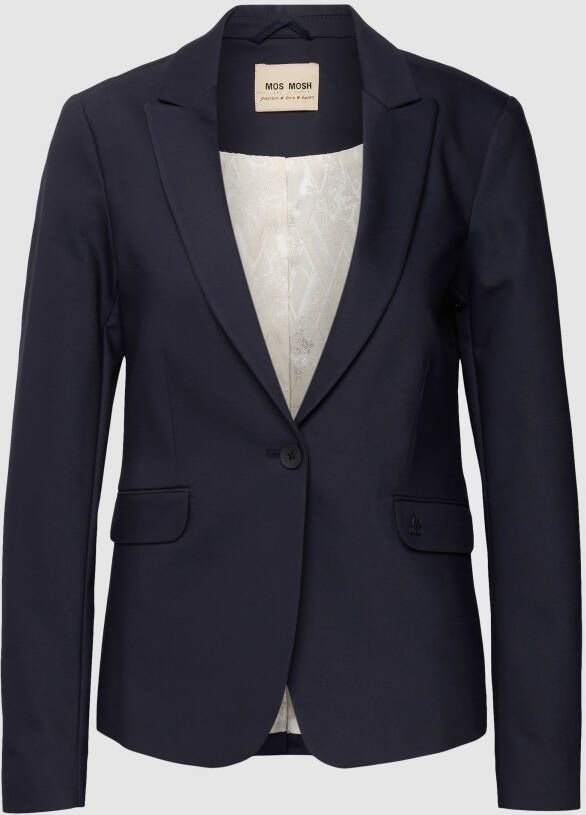 MOS MOSH Blazer met reverskraag model 'BLAKE NIGHT'