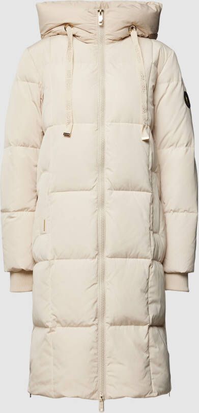 MOS MOSH Gewatteerde lange jas met opstaande kraag model 'Nova'