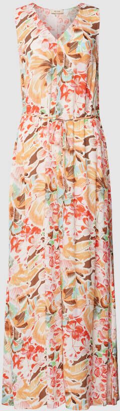 MOS MOSH Maxi-jurk van viscose met all-over motief model 'LISS'