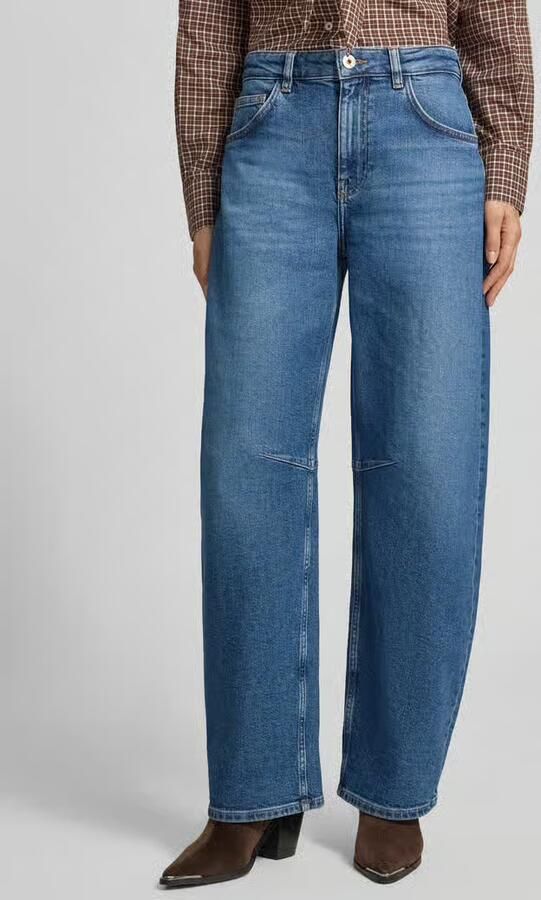 MOS MOSH barrel fit jeans met steekzakken model 'Dara' - Foto 3
