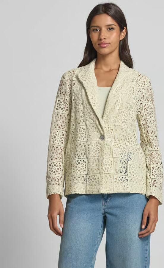 MOS MOSH Blazer met etskanteffect model 'Maliet Phera' - Foto 2