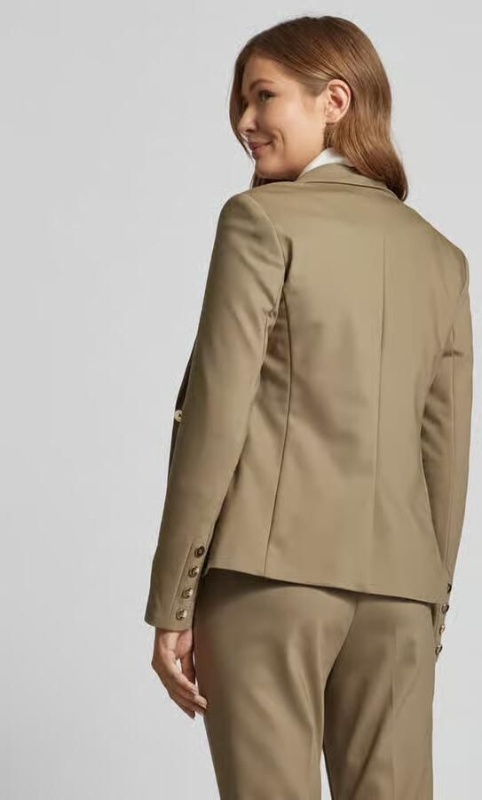 MOS MOSH Klassieke Night Blazer Mermaid Beige Dames