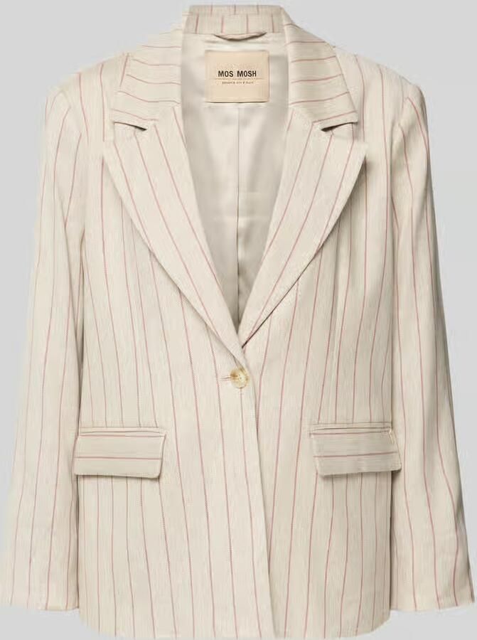 MOS MOSH Blazer van linnenmix met klepzakken model 'Nancy Miriam' - Foto 2