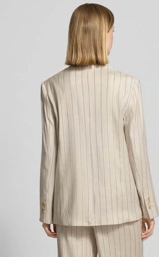 MOS MOSH Blazer van linnenmix met klepzakken model 'Nancy Miriam'