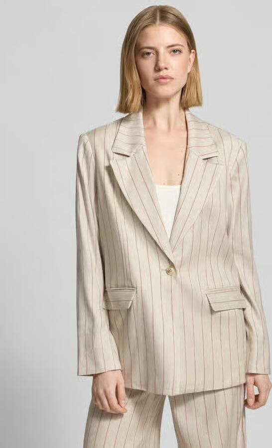MOS MOSH Blazer van linnenmix met klepzakken model 'Nancy Miriam' - Foto 4