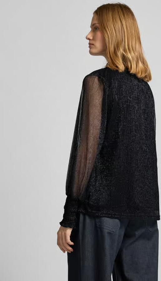 MOS MOSH Blouse met effectgaren model 'Ximena' - Foto 2