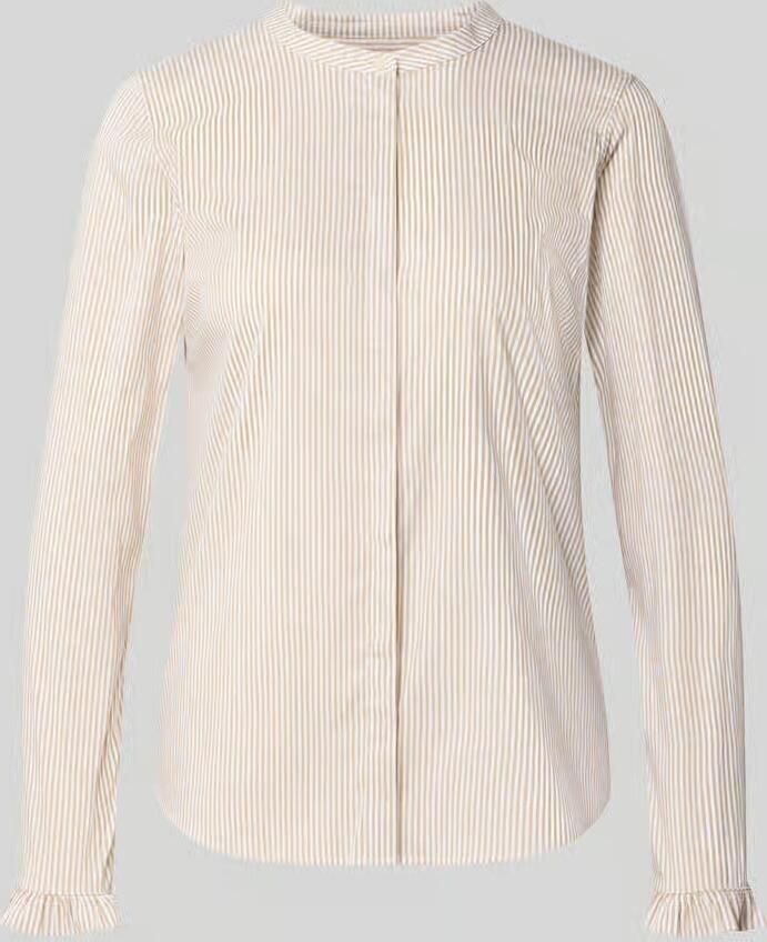 MOS MOSH Regular fit overhemdblouse met ronde hals model 'Mattie' - Foto 2
