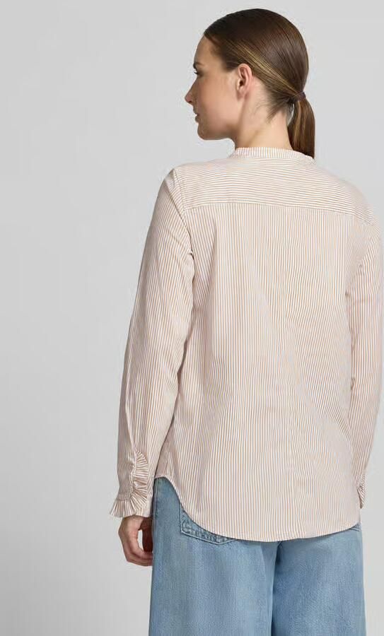 MOS MOSH Regular fit overhemdblouse met ronde hals model 'Mattie' - Foto 5