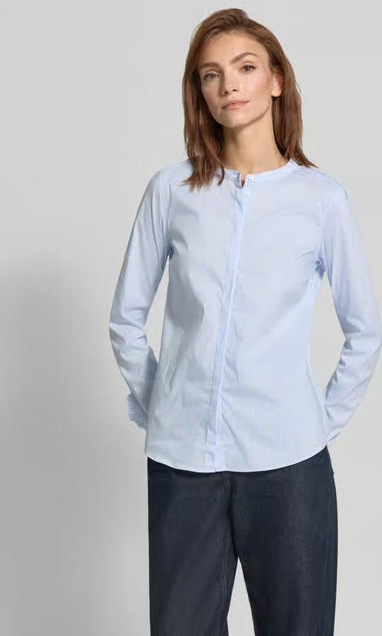 MOS MOSH Regular fit overhemdblouse met ronde hals model 'Mattie' - Foto 3
