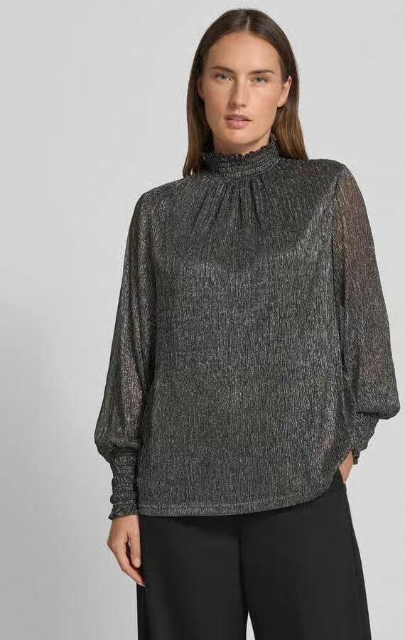 MOS MOSH Blouseshirt met opstaande kraag model 'Ximena' - Foto 2
