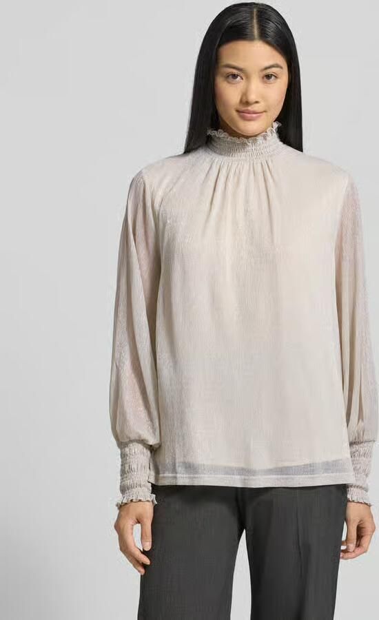 MOS MOSH Blouseshirt met opstaande kraag model 'Ximena' - Foto 2