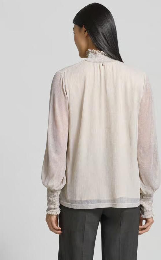 MOS MOSH Blouseshirt met opstaande kraag model 'Ximena'