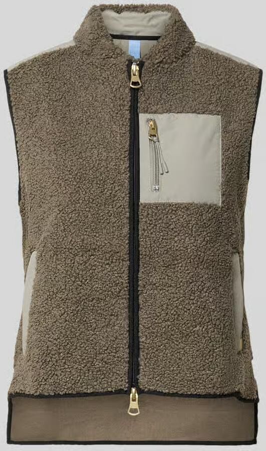 MOS MOSH Bodywarmer met tweewegritssluiting en borstzak model 'Rowe'