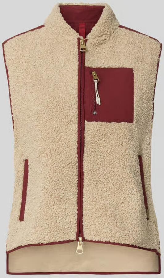 MOS MOSH Bodywarmer met tweewegritssluiting en borstzak model 'Rowe'