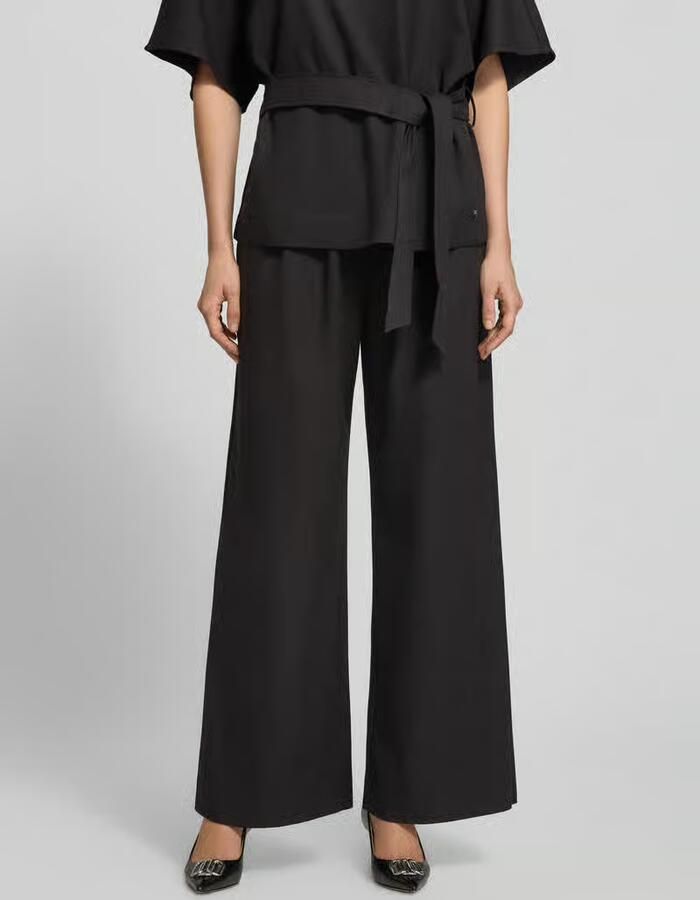 MOS MOSH Broek met wijde pijpen en steekzakken model 'Evie Bellevue' - Foto 2