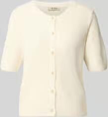 MOS MOSH Cardigan van wolmix met 1 2-mouwen model 'Thora'