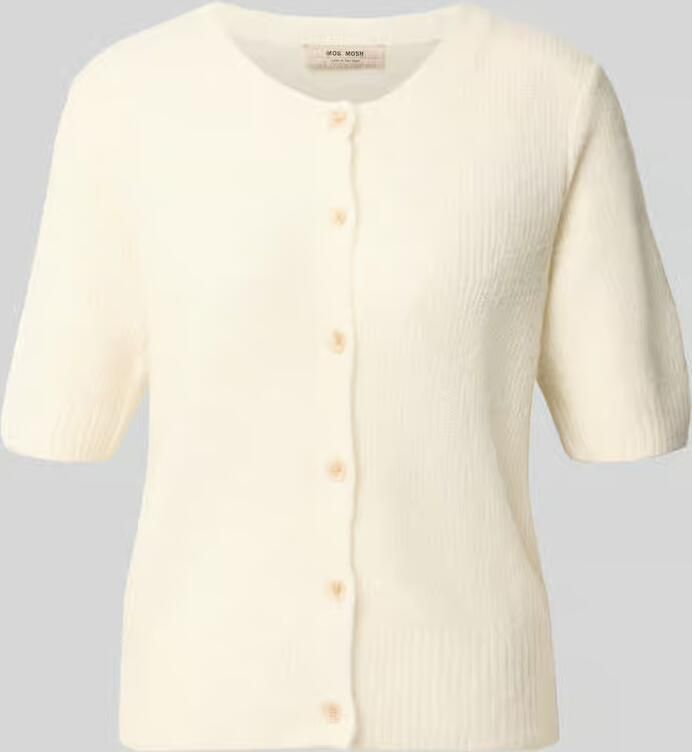 MOS MOSH Cardigan van wolmix met 1 2-mouwen model 'Thora' - Foto 2