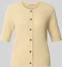 MOS MOSH Cardigan van wolmix met 1 2-mouwen model 'Thora'