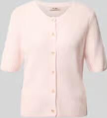 MOS MOSH Cardigan van wolmix met 1 2-mouwen model 'Thora'