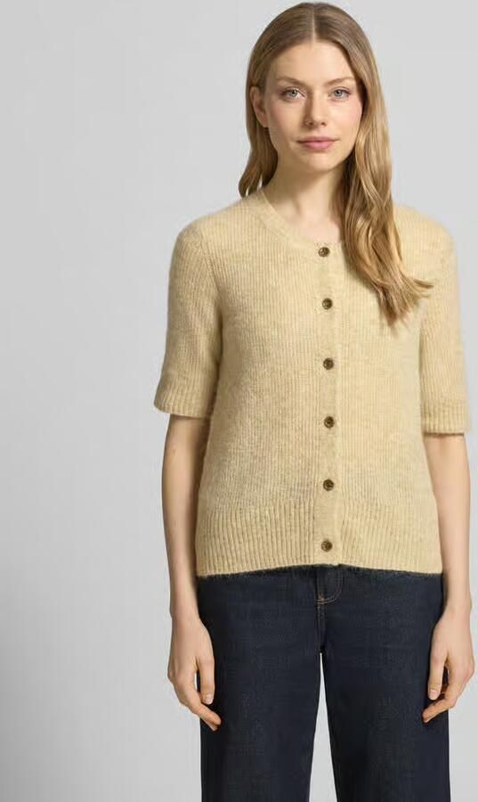 MOS MOSH Cardigan van wolmix met 1 2-mouwen model 'Thora' - Foto 3