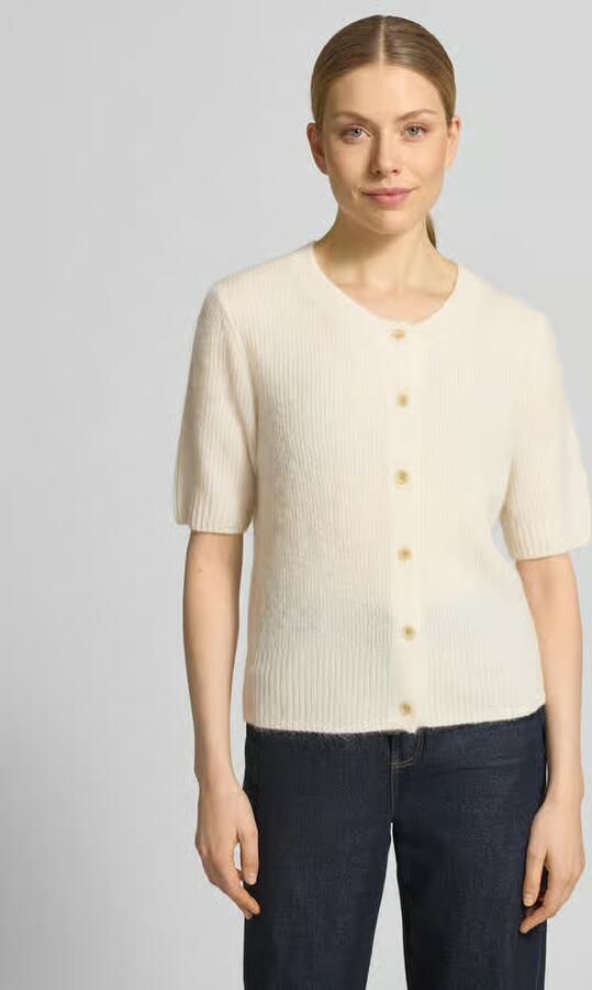 MOS MOSH Cardigan van wolmix met 1 2-mouwen model 'Thora' - Foto 3