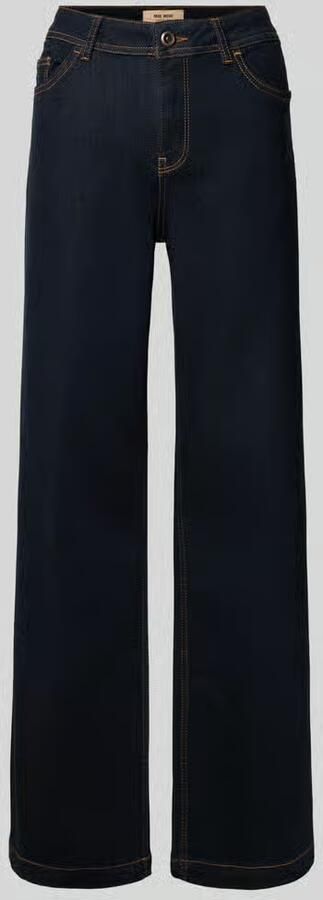 MOS MOSH Flared cut jeans met steekzakken model 'Dara'