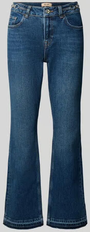 MOS MOSH flared fit jeans van elastische katoenmix model 'Ashley'