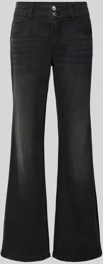 MOS MOSH Flared jeans met 5-pocketmodel model 'Marlena'