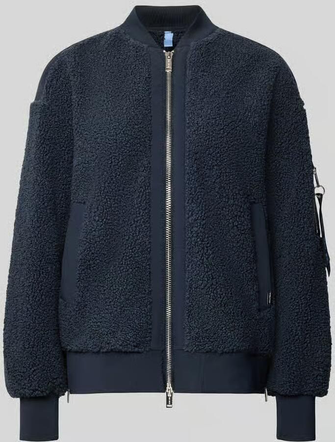 MOS MOSH Dames Jassen Mmemeline Teddy Jacket Donkerblauw - Foto 5