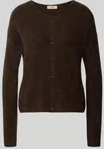MOS MOSH Gebreid jack van alpaca met knoopdetail