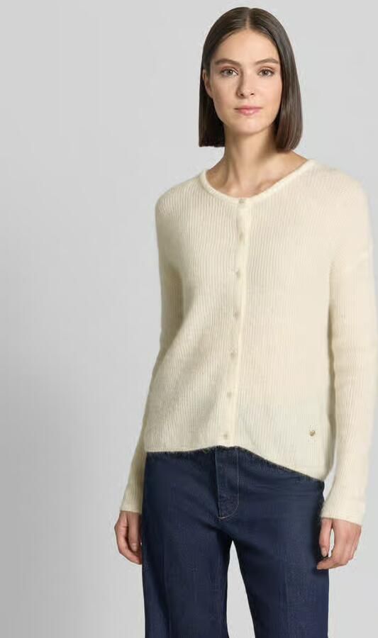 MOS MOSH regular fit gebreid vest van wol-alpacamix model 'Almine' - Foto 2