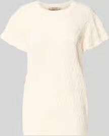 MOS MOSH Dames Tops & T-shirts Mmganna Pattern O-neck Knit Top Creme - Foto 5
